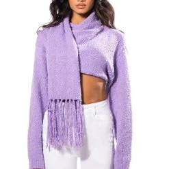 JESS KNIT MULTI WAY CARDIGAN -helmut shop jess knit multi way cardigan purple 7 7