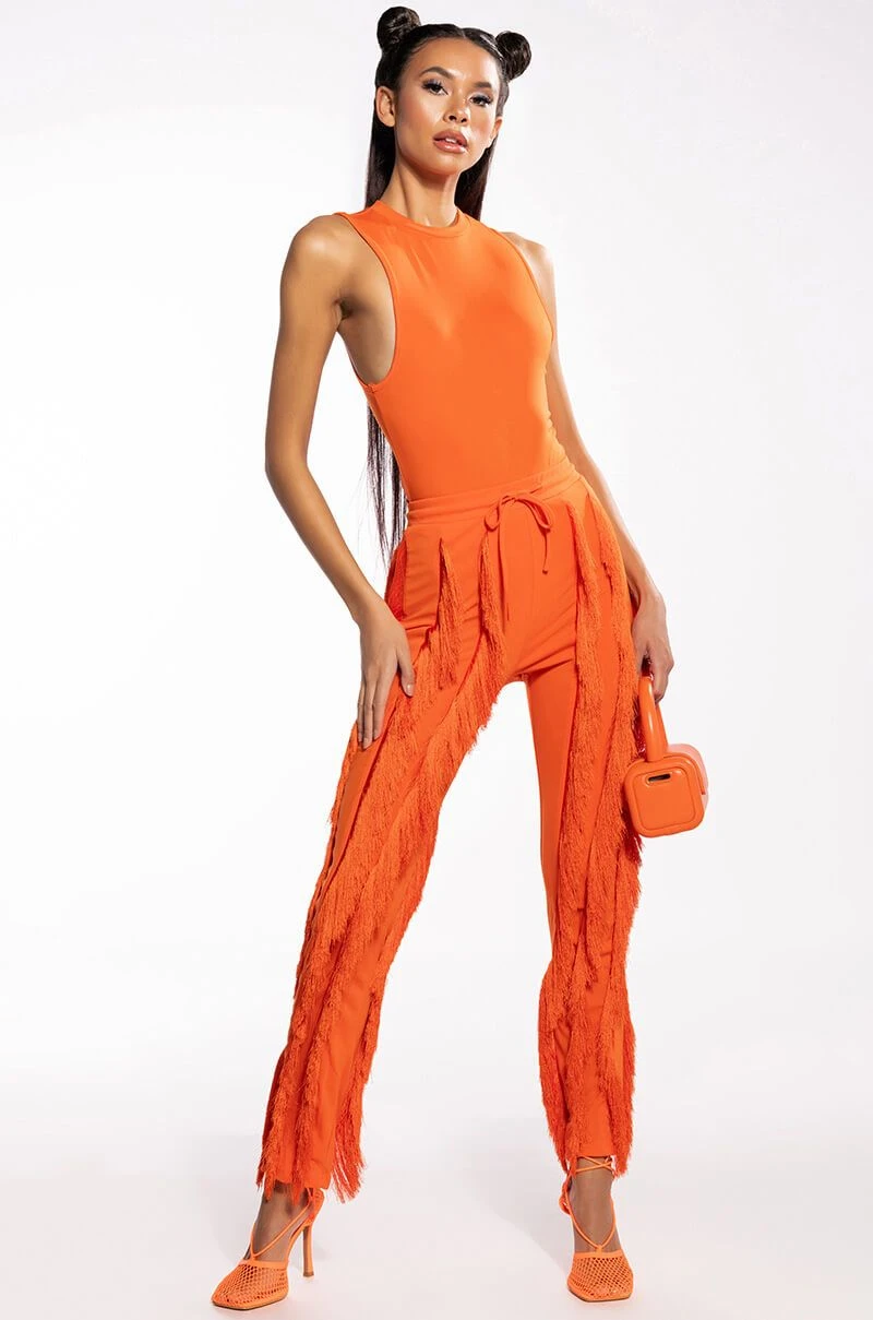 JOSEFINA FRINGE DETAIL JOGGERS 4 JOSEFINA FRINGE DETAIL JOGGERS - Image 2