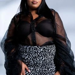 JOYEUX ANNIVERSAIRE SUPER VOLUMINOUS SLEEVE BLOUSE -helmut shop joyeux anniversaire super voluminous sleeve blouse black 4 4 c1 c1