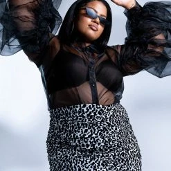 JOYEUX ANNIVERSAIRE SUPER VOLUMINOUS SLEEVE BLOUSE -helmut shop joyeux anniversaire super voluminous sleeve blouse black 5 5 c1 c1