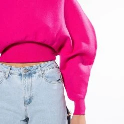 JULIET DOLMAN SLEEVE SWEATER -helmut shop juliet dolman sleeve sweater pink 6 6