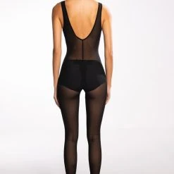 JUMP ON IT SLEEVELESS MESH JUMPSUIT -helmut shop jump on it sleeveless mesh jumpsuit black 6 6 c1