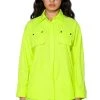 KAI BUTTONDOWN SHIRT -helmut shop kai buttondown shirt neon yellow 1 1