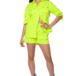 KAI PULL ON SHORTS -helmut shop kai pull on shorts neon yellow 4 4