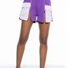 KAIA SATIN DETAIL SHORT -helmut shop kaia satin detail short purple 1 1 c1
