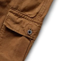 KAPITAL LIGHT CANVAS RINGOMAN CARGO PANTS -helmut shop kapitalLIGHTCANVASRINGOMANCARGOPANTSGOLD1EK 562 3