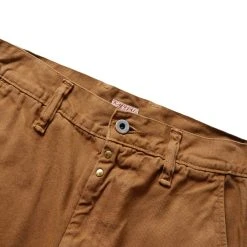 KAPITAL LIGHT CANVAS RINGOMAN CARGO PANTS -helmut shop kapitalLIGHTCANVASRINGOMANCARGOPANTSGOLD1EK 562 4