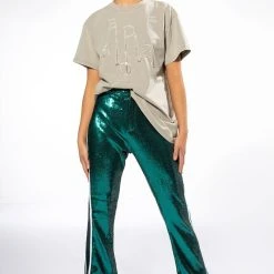 KEEP EM GUESSING RHINESTONE EMBELLISHED TSHIRT -helmut shop keep em guessing rhinestone embellished tshirt light grey 3 3