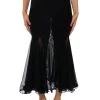 KEEP UP MERMAID FLARE MESH MIDI SKIRT 1 KEEP UP MERMAID FLARE MESH MIDI SKIRT -helmut shop keep up mermaid flare mesh midi skirt black 1 1
