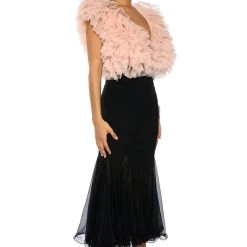 KEEP UP MERMAID FLARE MESH MIDI SKIRT -helmut shop keep up mermaid flare mesh midi skirt black 5 5