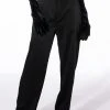 KEEP YOU WAITING HIGH RISE STRAIGHT LEG TROUSER -helmut shop keep you waiting high rise straight leg trouser black 1 1