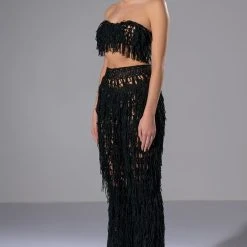 KILLING TIME KNIT TANK AND PANT SET -helmut shop killing time knit tank and pant set black 4 4