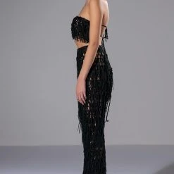 KILLING TIME KNIT TANK AND PANT SET -helmut shop killing time knit tank and pant set black 5 5