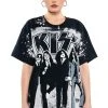 KISS SHORT SLEEVE GRAPHIC BAND TEE -helmut shop kiss short sleeve graphic band tee black multi 1 1