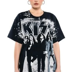 KISS SHORT SLEEVE GRAPHIC BAND TEE