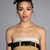 KISSES BELTED CROP TOP 1 KISSES BELTED CROP TOP -helmut shop kisses belted crop top beige 1 1
