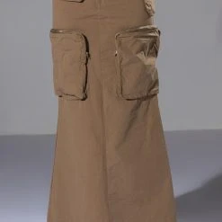 LIMITED VIBE CARGO MAXI SKIRT -helmut shop limited vibe cargo maxi skirt grey 5 5 c1
