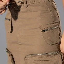 LIMITED VIBE CARGO MAXI SKIRT -helmut shop limited vibe cargo maxi skirt grey 8 8 c1