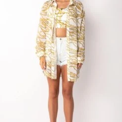 LINK UP SLEEVELESS CROPPED SATIN COWL NECK TANK -helmut shop link up sleeveless cropped satin cowl neck tank white multi 10 10