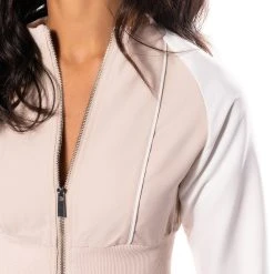 LISTEN UP COLOR BLOCK CREW NECK SWEATSHIRT -helmut shop listen up color block crew neck sweatshirt beige 6 6