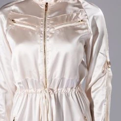 LISTEN UP UTILITY JUMPSUIT -helmut shop listen up utility jumpsuit champagne 7 7