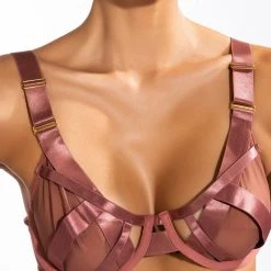 LIVE A LITTLE FASHION BRA -helmut shop live a little fashion bra brown 2 2 c1 c1 c1