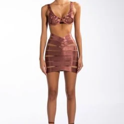 LIVE A LITTLE FASHION BRA -helmut shop live a little fashion bra brown 9 9 c1 c1 c1