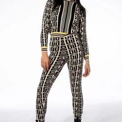 LOCKED IN GRAPHIC PRINT SWEATER HOODIE -helmut shop locked in graphic print sweater hoodie black multi 2 2