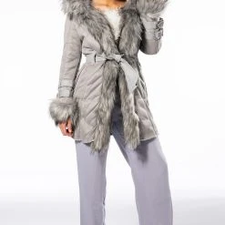 LOGAN WIDE LEG TROUSER IN GREY -helmut shop logan wide leg trouser in grey grey 3 3