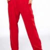 LOGAN WIDE LEG TROUSER IN RED