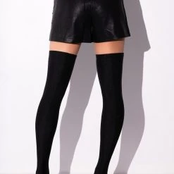 LORIE GEM EMBELLISHED FAUX LEATHER SHORTS -helmut shop lorie gem embellished faux leather shorts black 7 7
