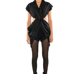 LOVE CRAZY CUT OUT BLOUSE -helmut shop love crazy cut out blouse black 2 2 c1