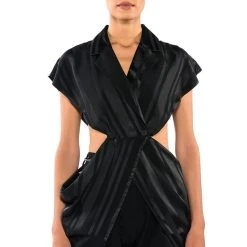 LOVE CRAZY CUT OUT BLOUSE -helmut shop love crazy cut out blouse black 3 3 c1