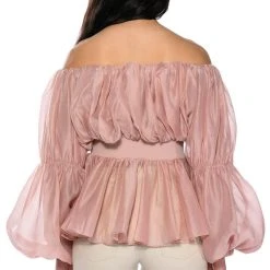LOVE SPRUNG OFF THE SHOULDER BLOUSE -helmut shop love sprung off the shoulder blouse blush 6 6