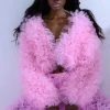 LOVE YOU LOU LOU TULLE JACKET IN PINK