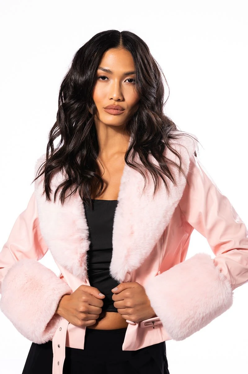 MADDIE Y2K PINK FUR TRIM BLAZER 3 MADDIE Y2K PINK FUR TRIM BLAZER