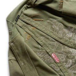 Maharishi EAGLE VS. SNAKE FLIGHT JACKET -helmut shop maharishiEAGLEVS.SNAKEFLIGHTJACKETOLIVEM4023 8