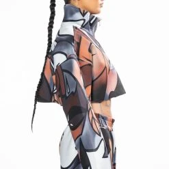 MAIN SQUEEZE REVERSIBLE PRINTED SCUBA SWEATSHIRT -helmut shop main squeeze reversible printed scuba sweatshirt multi 5 5