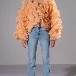 MAJOR MOMENT LONG SLEEVE BLOUSE -helmut shop major moment long sleeve blouse mocha 3 3