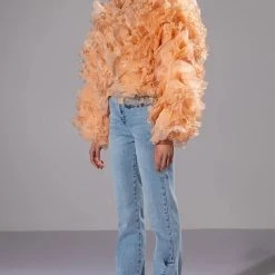 MAJOR MOMENT LONG SLEEVE BLOUSE -helmut shop major moment long sleeve blouse mocha 4 4