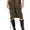 MAJOR MOOD CONVERTIBLE CARGO MIDI SKIRT -helmut shop major mood convertible cargo midi skirt green 1 1