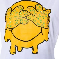 MAKING UP FOR LOST TIME EMBELLISHED OVERSIZE TSHIRT 13 MAKING UP FOR LOST TIME EMBELLISHED OVERSIZE TSHIRT -helmut shop making up for lost time embellished oversize tshirt white multi 6 6