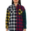 MARIANNA MULTI COLORED PLAID SHIRT -helmut shop marianna multi colored plaid shirt red multi 1 1 c1