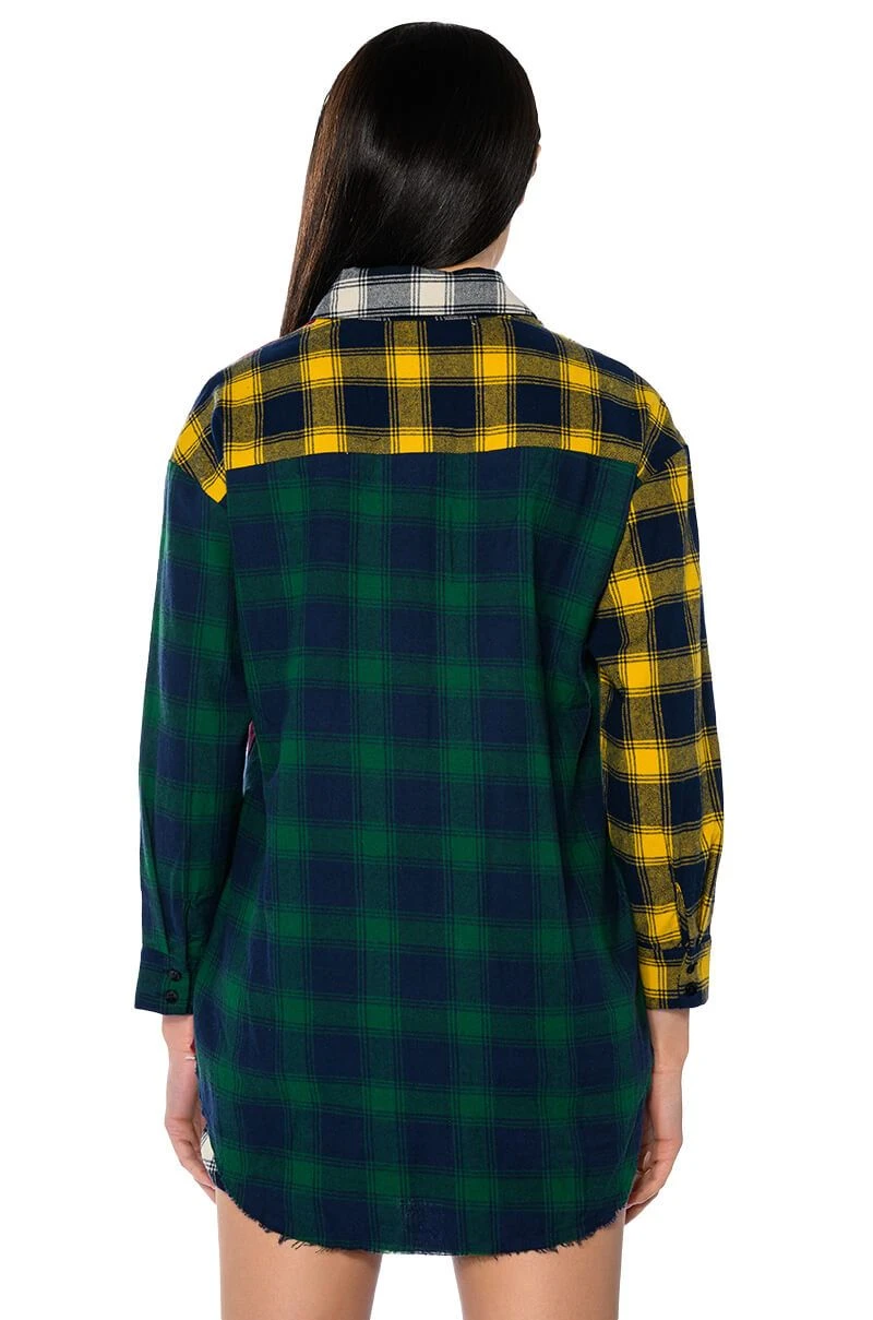MARIANNA MULTI COLORED PLAID SHIRT - Image 7