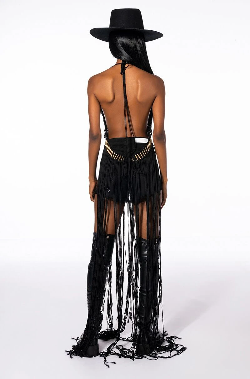 MARLEY ULTRA LONG CROCHET FRINGE BLOUSE 6 MARLEY ULTRA LONG CROCHET FRINGE BLOUSE - Image 4