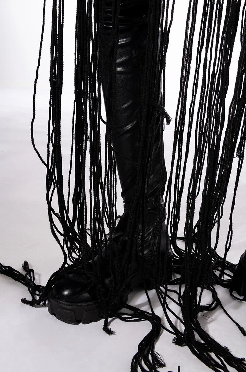 MARLEY ULTRA LONG CROCHET FRINGE BLOUSE 8 MARLEY ULTRA LONG CROCHET FRINGE BLOUSE - Image 6