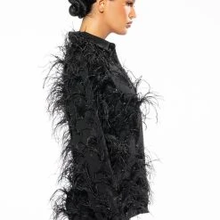 MASTERPIECE BUTTON DOWN TOP 11 MASTERPIECE BUTTON DOWN TOP -helmut shop masterpiece button down top black 4 4