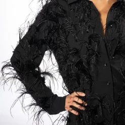 MASTERPIECE BUTTON DOWN TOP 13 MASTERPIECE BUTTON DOWN TOP -helmut shop masterpiece button down top black 6 6