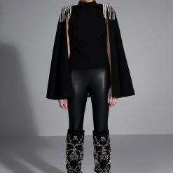 ME TIME STATEMENT TOP -helmut shop me time statement top black multi 2 2