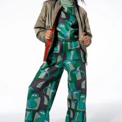 MEDUSA TURTLENECK SCUBA SWEATSHIRT -helmut shop medusa turtleneck scuba sweatshirt green multi 4 4